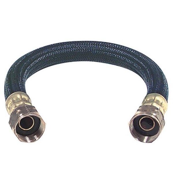 Pinpoint BWBO-24 24 in. Polymer Braid Water Heater Connector PI148108